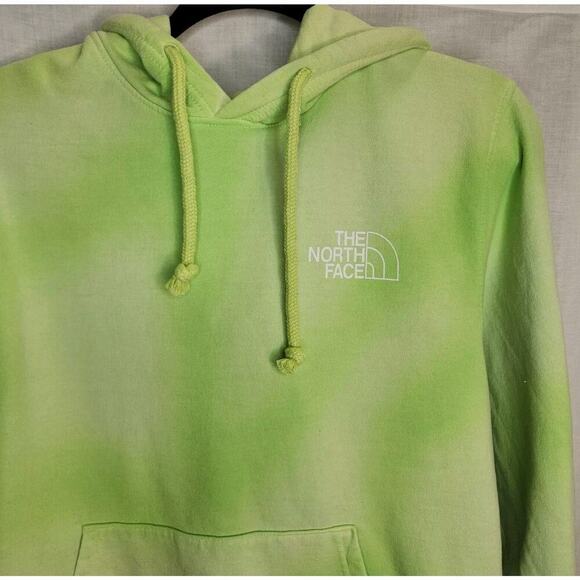 The North Face Dye Green Long Sleeve Pullover Hoodie Mens Small Excellent Cond. - Picture 3 of 7